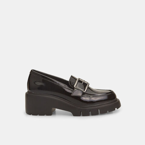 Mocasines de mujer Bata Flexible con correa con hebilla , Negro Mocasines de mujer Bata Flexible con correa con hebilla , Negro
